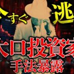 【闇】今すぐ逃げて。大口投資家の手法暴露。5%の勝ちトレーダーだけが知っている、クジラの価格操作メカニズムとは？【株式市場、仮想通貨市場】
