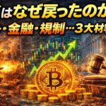 BTCはなぜ戻ったのか？戦争・金融・規制…3大材料の真実