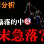 BTC”急落接近”！？一気にリバる可能性も高いです。長期目線とNYSE注目の価格帯を解説:トレーダーRedのBTCUSD分析