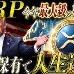 XRPに今年最大級の好材料到来…○枚保有で人生逆転します❗️【リップル最新情報】