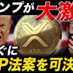 【リップル速報】トランプ激怒でXRP法案可決へ。ブラックロック提携で10日間の爆上げが始まります【仮想通貨 最新情報】