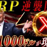🔥XRP(リップル)逆襲が始まる🔥1000ドルが現実になる構造を暴露します❗️【仮想通貨最新情報】