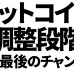 ビットコインは現在押し目を形成しながら調整中、今が最後のチャンス？　#btc #bitcoin #仮想通貨