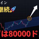 📈ビットコイン上昇継続❗️80000ドルへ向かう🚀短期、中期相場分析