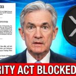 CLARITY ACT JUST GOT BLOCKED — THE REAL REASON | XRP NEWS TODAY
