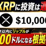【XRP保有者は見ろ】リップルが半年以内に、10000ドルになる根拠を徹底解説‼️【暗号資産　最新情報】