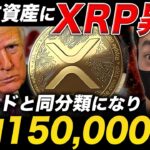 【リップル速報】XRPがゴールドと同じ扱いに。年内に150,000円突破する数学的な根拠とは？【仮想通貨 最新情報】