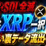 【XRP大爆発の予兆？】BTC・SOL全滅の裏で、プロがリップルだけを爆買いする「ヤバい裏データ」を緊急公開！【仮想通貨】