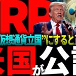 リップル最重要情報!!XRPも正式認定!!ホワイトハウスがアメリカを“仮想通貨立国”にすると正式に宣言!!#仮想通貨#リップル#暗号資産#XRP