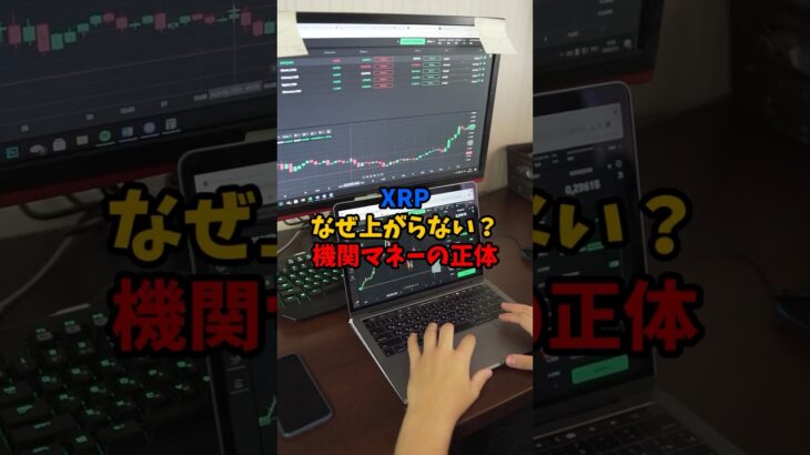 XRPなぜ上がらない？機関マネーの正体#XRP #リップル #仮想通貨 #暗号資産 #仮想通貨ニュース #XRP分析 #Crypto #投資 #ショート動画