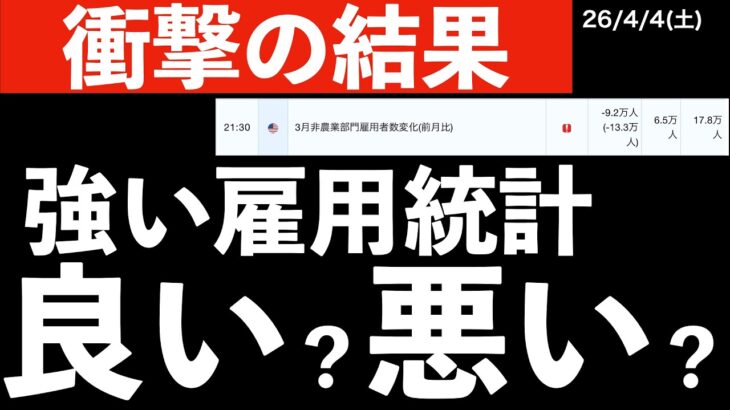 【衝撃の結果】強すぎる雇用統計！良い？悪い？　#米国株 #日経平均 #sp500　#米国株 #日経平均 #sp500