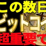 ⚠️絶対見て⚠️ビットコインこの数日が超重要です！必ず備えてください！【仮想通貨】