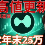 あの仮想通貨が史上最高値を更新！ビットコイン年末25万ドル？