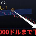 📉ビットコイン5000ドル下落❗️ターゲットまであと少し❗️