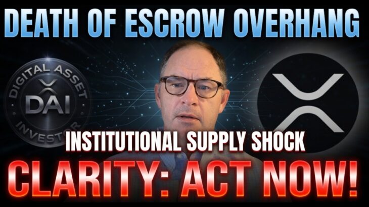XRP Institutional Supply Shock & The Death Of Ripple Escrow Overhang