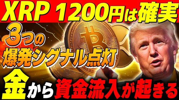 【XRP速報】ついにリップル1200円へのカウントダウンが始まった理由を暴露！【暗号資産　最新情報】