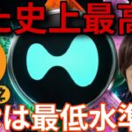 あの仮想通貨が史上最高値！ビットコインは最低水準のデータ！アメリカで大きな失望！