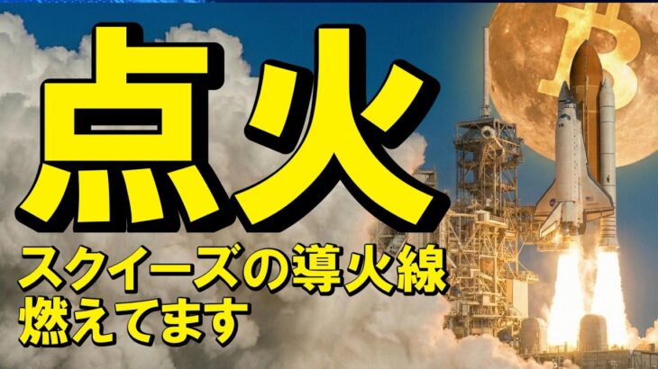 【極秘】大衆が歓喜している間に、スクイーズの導火線は燃えてます【仮想通貨 ビットコイン】（朝活2204）
