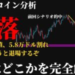 【今年初⚠️】ビットコイン今後の見通し。年初来安値5.8万ドル割れ、焦って拾うと退場確定。本当の底と反発の基準を見抜くたった2つの価格とは《 仮想通貨 暗号通貨 ビットコイン BTC FX 》