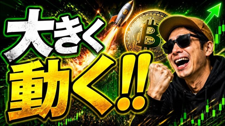 【BTC】大きく動く‼️買い増し待機