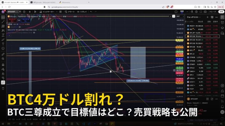 BTC三尊成立で目標値はどこ？売買戦略も公開【2026年6月29日ビットコイン相場分析】