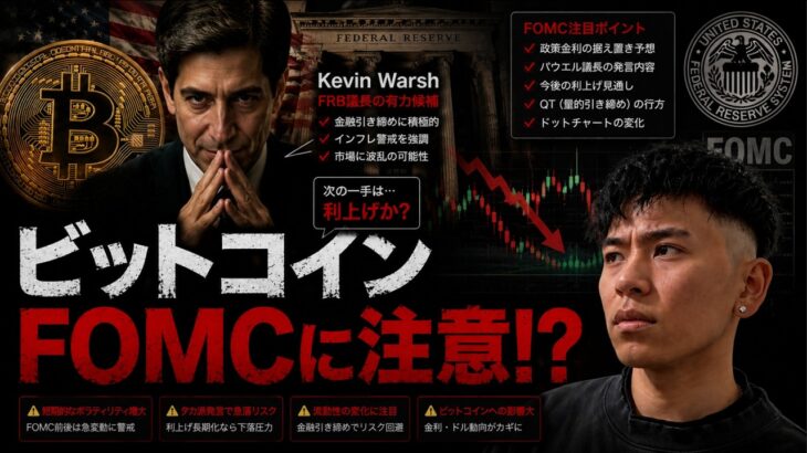 FOMCで９月の利上げが懸念され始めた。ビットコイン、株式市場は急落が発生。