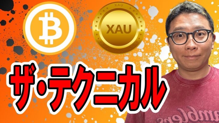 【 仮想通貨 & GOLD(XAU) チャート分析】 #ビットコイン #仮想通貨 #暗号資産 #テクニカル分析