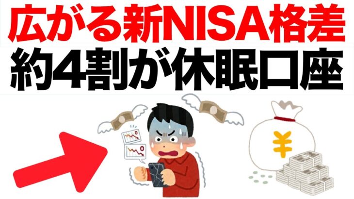 【新NISA】利用実態が暴く本当に投資している人の割合は？厳しい日本の現実