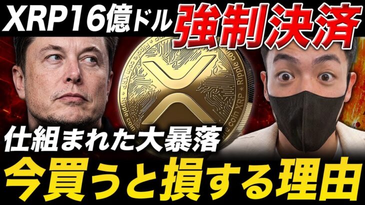 【XRP速報】リップル暴落後の今、買うと損する理由とは？【仮想通貨 最新予想 ビットコイン】