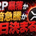 【警告】XRPリップル価格　今日の発表で暴落か急騰か決まります｜リップル最新情報と今後どうなるか分かりやすく解説