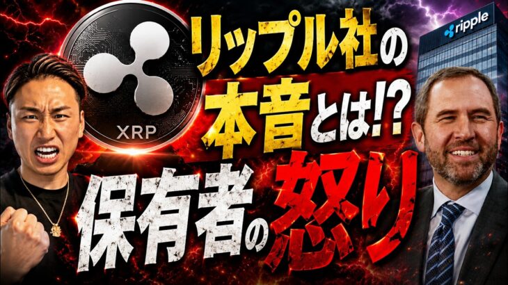【XRP】リップルが本音を出した。保有者が大激怒した真相とは！？