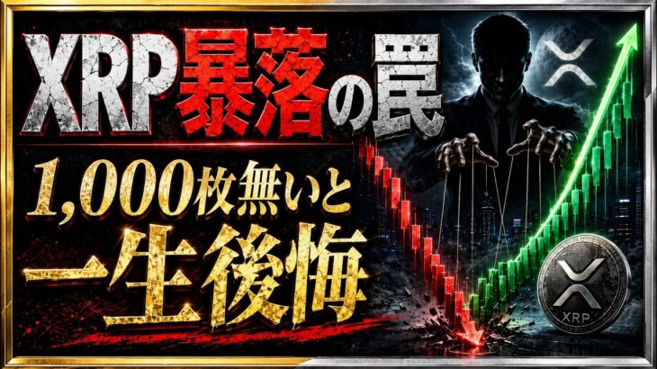 【XRP緊急】大口資金が密かに狙うリップル。1,000枚保有で億り人になる条件【仮想通貨】