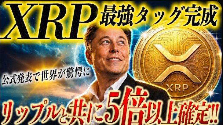 【XRPホルダー歓喜】リップル最強材料で5倍級シナリオ浮上