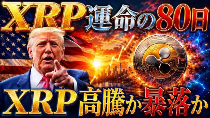 XRP、運命の80日が始まる。法案可決ならリップルは爆発するのか？【リップル最新情報】