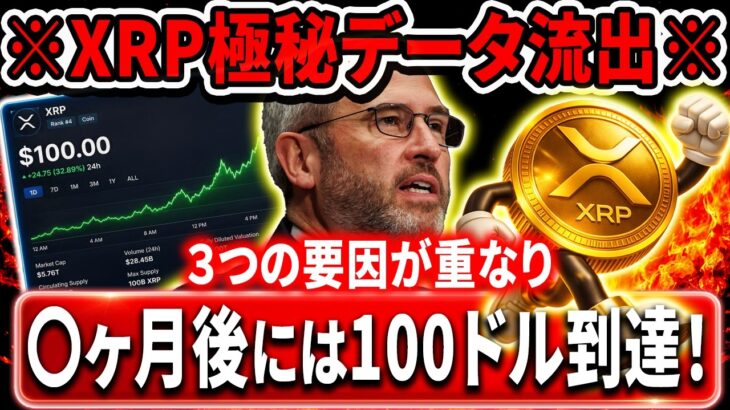 ⚠️XRPホルダー閲覧注意⚠️XRPが6ヶ月以内に100ドルに達する３つの要因がヤバすぎた。。#xrp #リップル #暗号資産