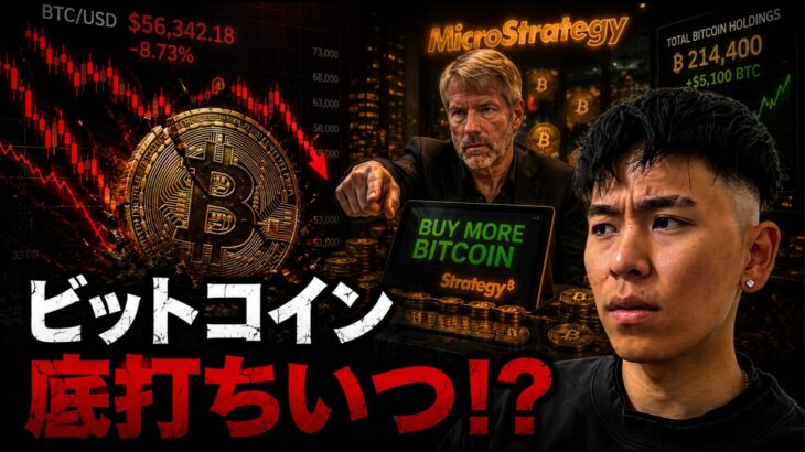 ビットコイン底打ちはいつになるのか！？機関投資家はまだ買い始めてない！？