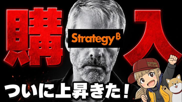 【ついに上昇】ストラテジー社がビットコイン購入！今後は？