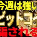 ビットコイン今週は強い反発に期待⁉今後の値動きに騙されるな！【仮想通貨】