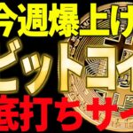 🚀ビットコイン今週爆上げ⁉🚀底打ちサイン出現なのかを最新チャートで徹底解説【仮想通貨】