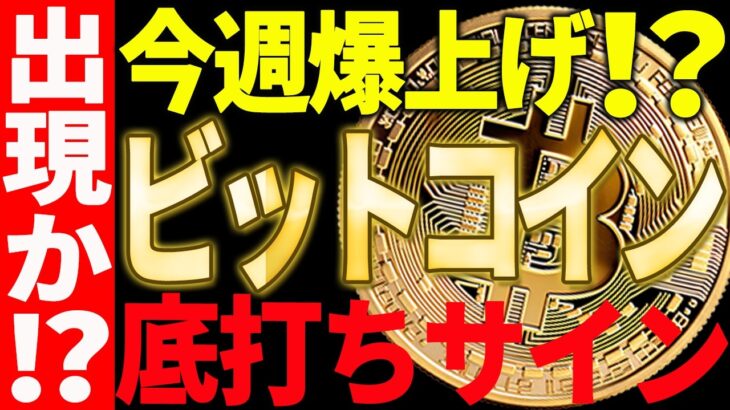 🚀ビットコイン今週爆上げ⁉🚀底打ちサイン出現なのかを最新チャートで徹底解説【仮想通貨】