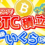 【実験】初心者向け🔰月1万円だけでビットコインは増えるのか？積立て開始！