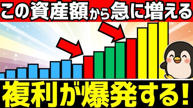 この金額から複利で急激に増える3つの資産額！新NISA積立投資