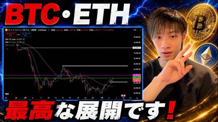 【BTC・ETH最高な展開】　次のポイントはココです！