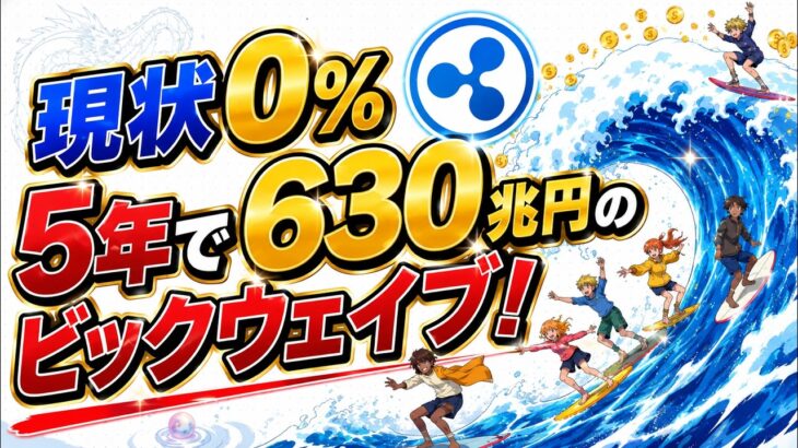 【波に乗れ】リップルCEOが放つ巨額の津波！