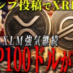 『トランプ投稿で騒然…』なぜXRPとXLMは売られないのか？DTCC始動で100ドル説再燃