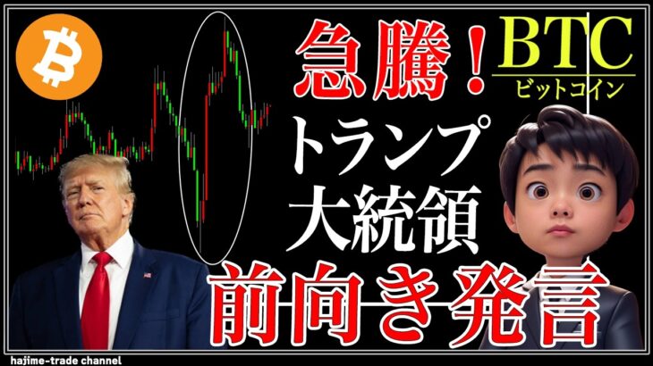 トランプ砲でビットコイン爆上げか？！【ゴールド,ナスダック,日経平均,ドル円】