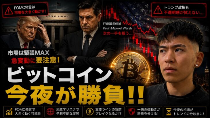 ビットコイン今夜の雇用統計が勝負だ！！７万ドルまでの上昇が再開する！？